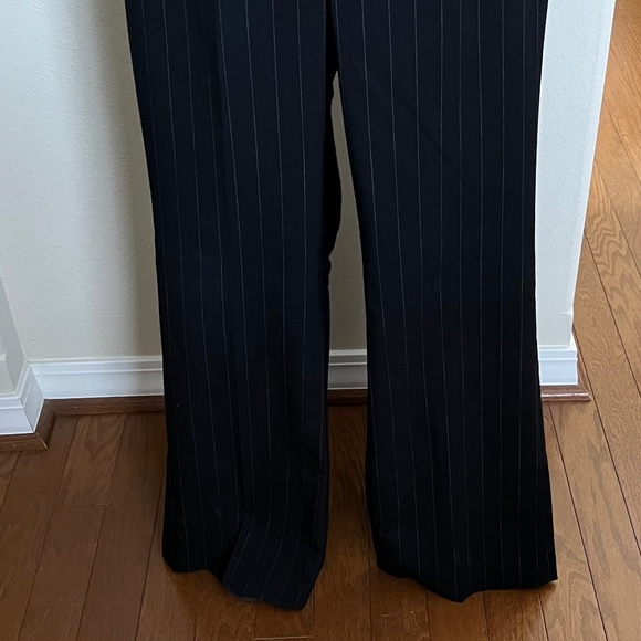 She Wears the PanTs Pin Stripe Slacks Size 10 UK 14 Tall - Picture 3 of 7